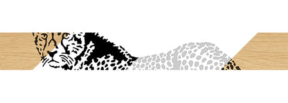095-Cheetah Fretwork Scroll Saw Pattern - Alex Fox Patterns