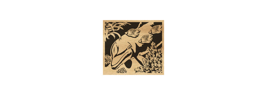 098-Dolphin Fretwork Scroll Saw Pattern - Alex Fox Patterns