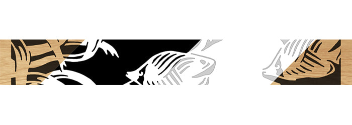 098-Dolphin Fretwork Scroll Saw Pattern - Alex Fox Patterns