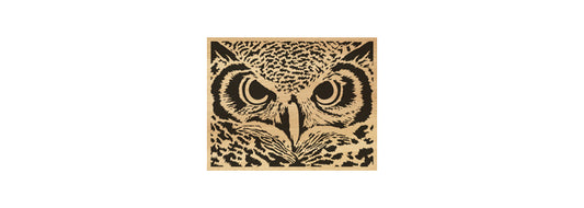 103-Owl Fretwork Scroll Saw Pattern - Alex Fox Patterns