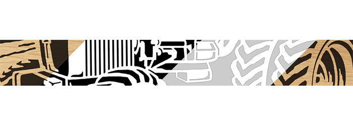 105-Tractor Fretwork Scroll Saw Pattern - Alex Fox Patterns