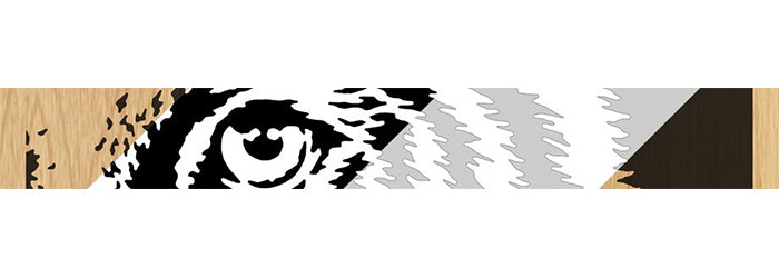 107-Tiger Fretwork Scroll Saw Pattern - Alex Fox Patterns