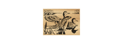 108-Ducks Fretwork Scroll Saw Pattern - Alex Fox Patterns