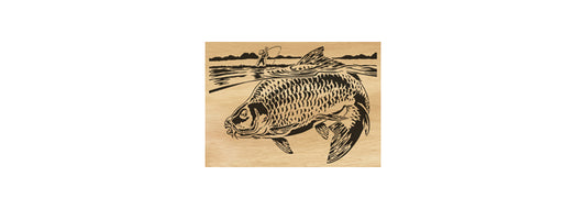 109-Carp Fretwork Scroll Saw Pattern - Alex Fox Patterns