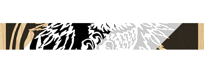 111-Eagle-Flag Fretwork Scroll Saw Pattern - Alex Fox Patterns