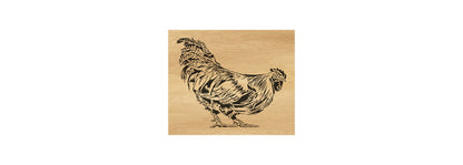 113-Rooster Fretwork Scroll Saw Pattern - Alex Fox Patterns