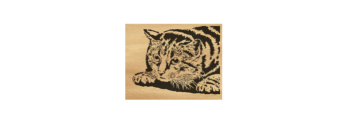 114-Cat Fretwork Scroll Saw Pattern - Alex Fox Patterns