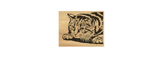 114-Cat Fretwork Scroll Saw Pattern - Alex Fox Patterns