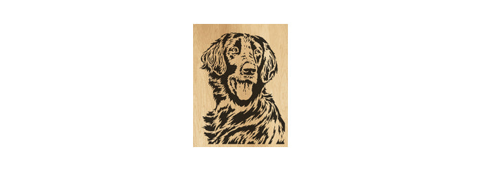 115-Retriever Fretwork Scroll Saw Pattern - Alex Fox Patterns