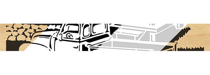 119-Countryside Fretwork Scroll Saw Pattern - Alex Fox Patterns