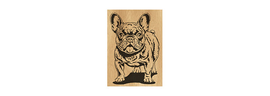 122-French Bulldog Dog Fretwork Scroll Saw Pattern - Alex Fox Patterns