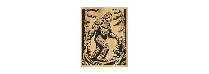 125-Bigfoot Fretwork Scroll Saw Pattern - Alex Fox Patterns