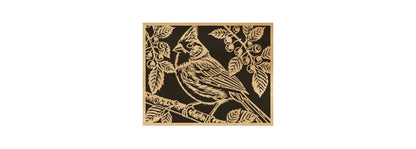 127-Cardinal Fretwork Scroll Saw Pattern - Alex Fox Patterns