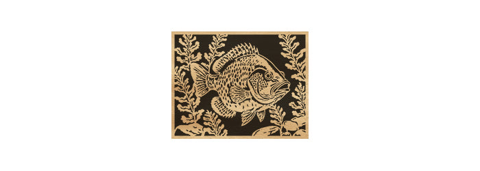 128-Crappie Fish Fretwork Scroll Saw Pattern - Alex Fox Patterns
