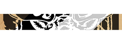 129-Moose Fretwork Scroll Saw Pattern - Alex Fox Patterns