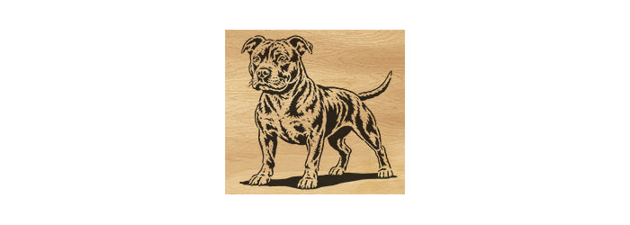 133-Pit Bull Fretwork Scroll Saw Pattern — Alex Fox Patterns