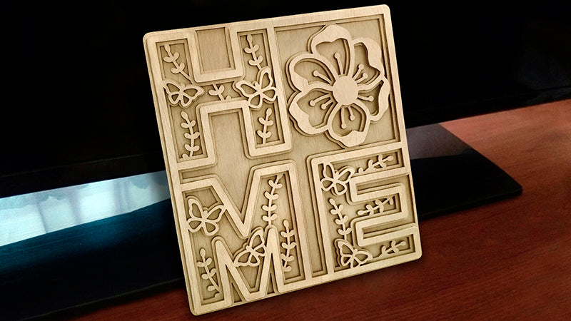 C190-Home Set Layered Scroll Saw Patterns - Alex Fox Patterns