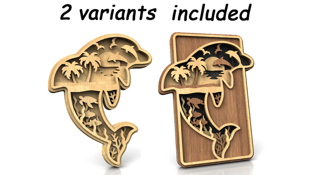 Animal Silhouette Set Layered Scroll Saw Pattern - Alex Fox Patterns
