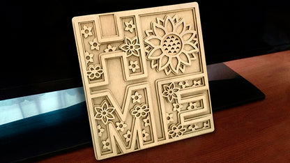 C190-Home Set Layered Scroll Saw Patterns - Alex Fox Patterns