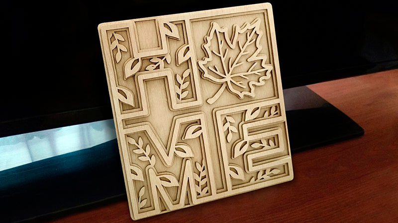 C190-Home Set Layered Scroll Saw Patterns - Alex Fox Patterns