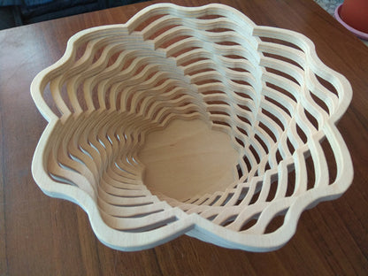 C001-Bowl Scroll Saw Pattern - Alex Fox Patterns