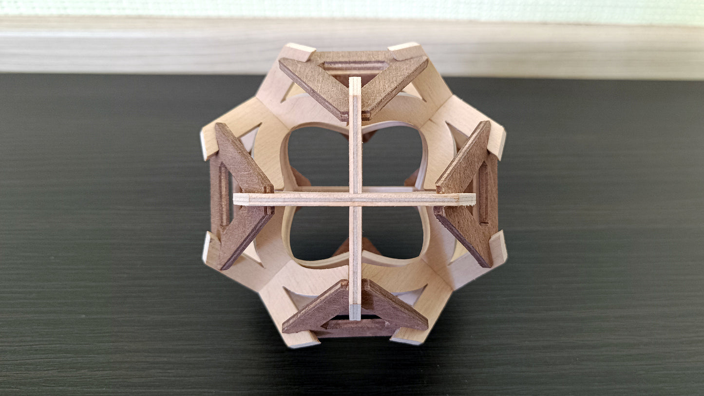 C004-Vertex Geometric Puzzle — Alex Fox Scroll Saw Patterns