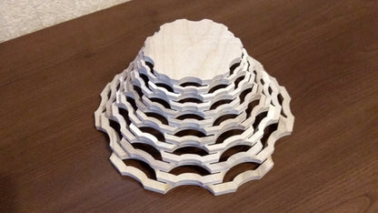 C009-Bowl Scroll Saw Pattern - Alex Fox Patterns