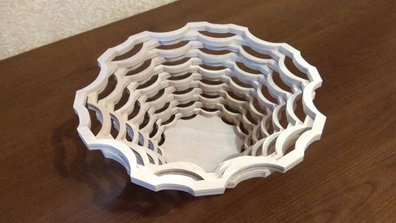C009-Bowl Scroll Saw Pattern - Alex Fox Patterns
