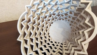 C017-Bowl Scroll Saw Pattern - Alex Fox Patterns