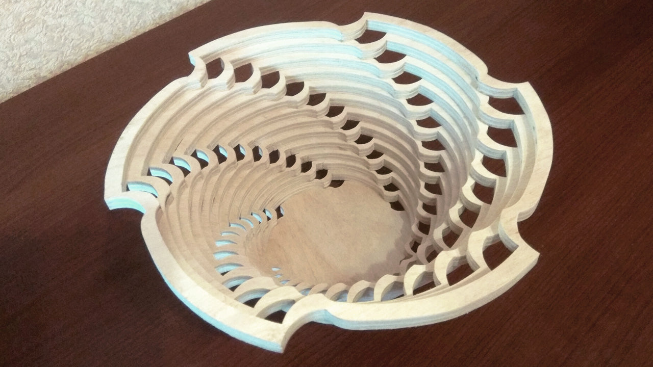 C021-Bowl Scroll Saw Pattern - Alex Fox Patterns