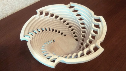 C021-Bowl Scroll Saw Pattern - Alex Fox Patterns
