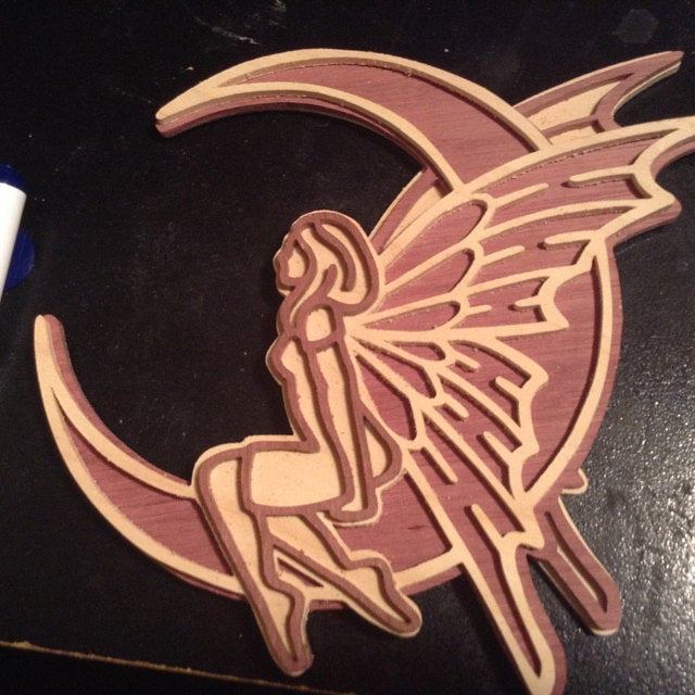 C100-fairy scroll saw project - Alex Fox pattern