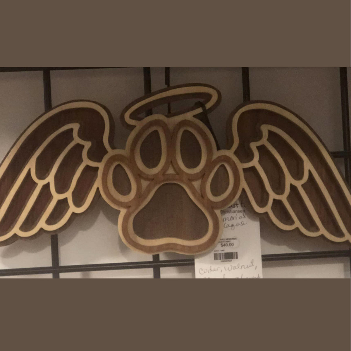 C104-paw scroll saw project - Alex Fox pattern