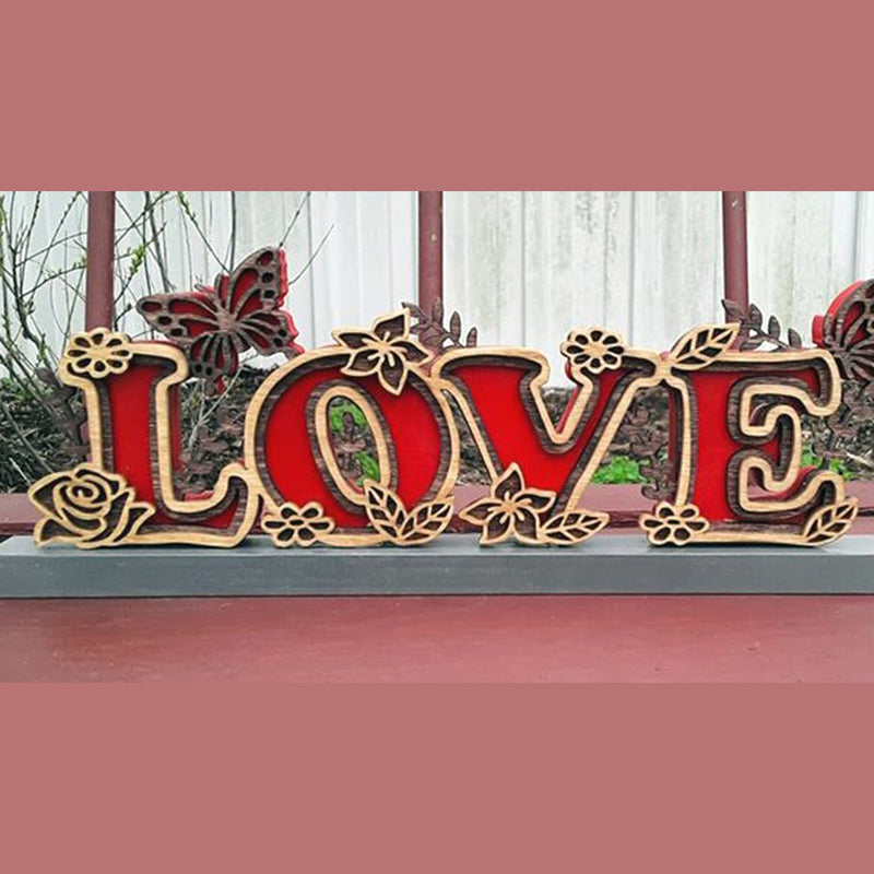 C107-love scroll saw project - Alex Fox pattern