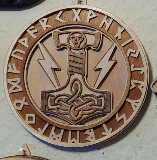 C109-thor hammer scroll saw project - Alex Fox pattern