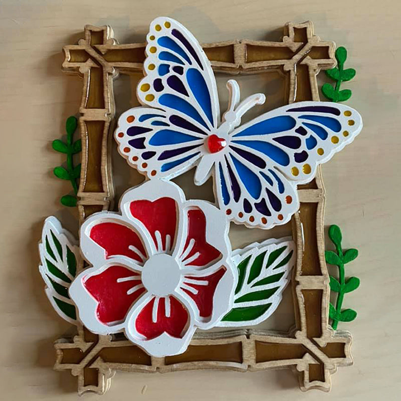 C110-Butterfly scroll saw project - Alex Fox pattern