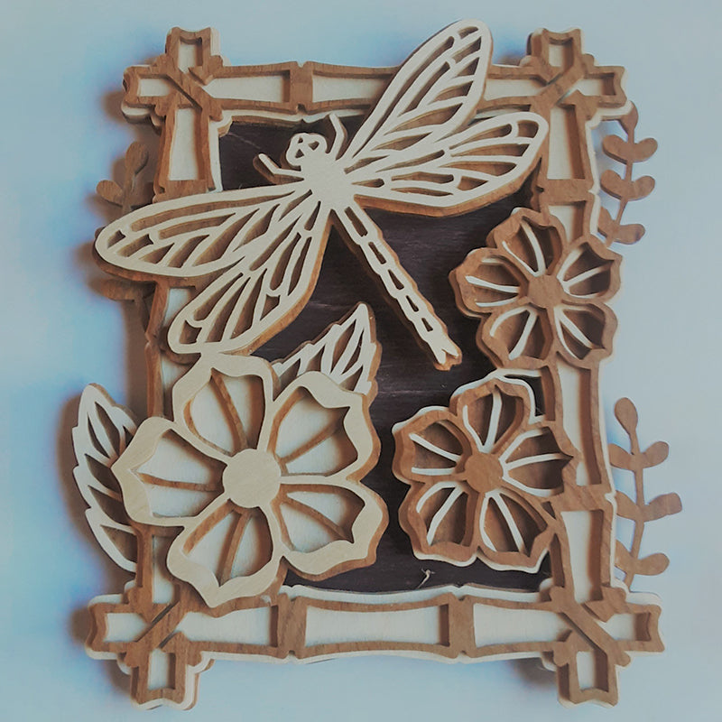 C114-dragonfly scroll saw project - Alex Fox pattern