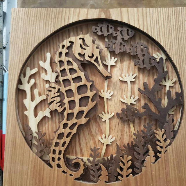 C119-seahorse scroll saw project - Alex Fox pattern
