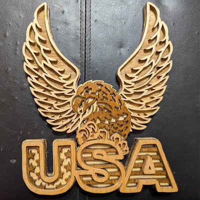 C121-Eagle scroll saw project pattern