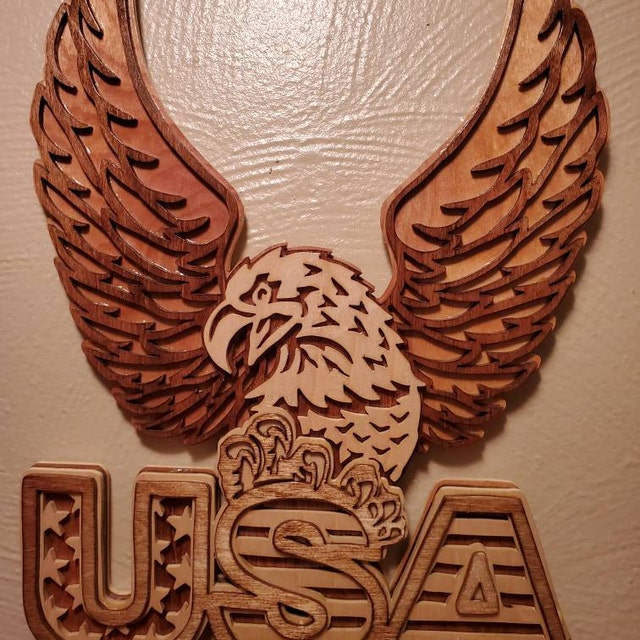 C121-eagle scroll saw project - Alex Fox pattern