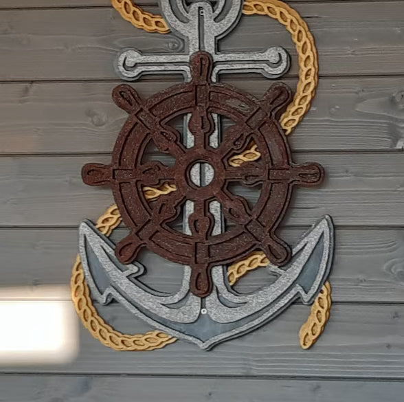 C126-Anchor scroll saw project - Alex Fox pattern