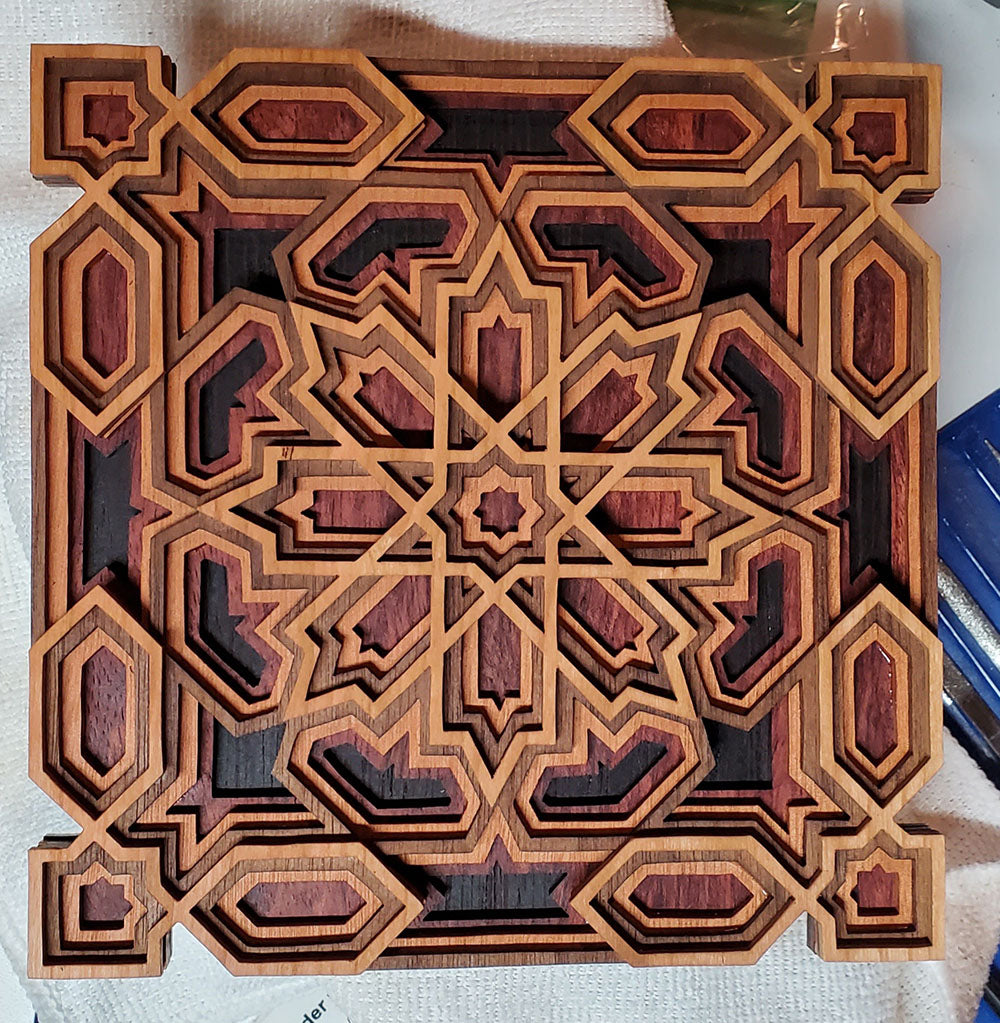 C132-Ornament scroll saw project - Alex Fox pattern