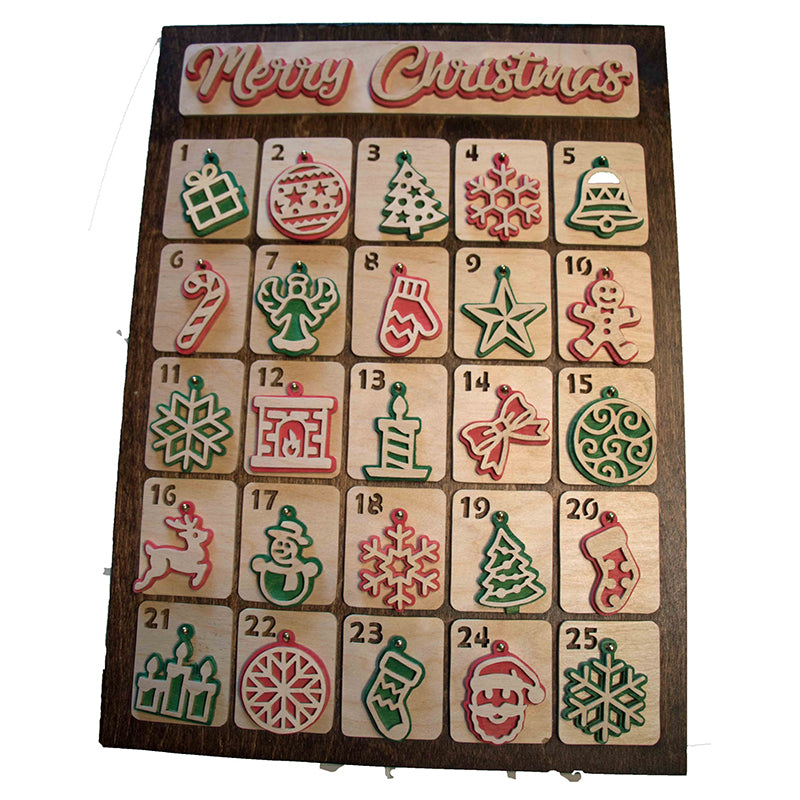 C137-Christmas advent calendar scroll saw project - Alex Fox pattern