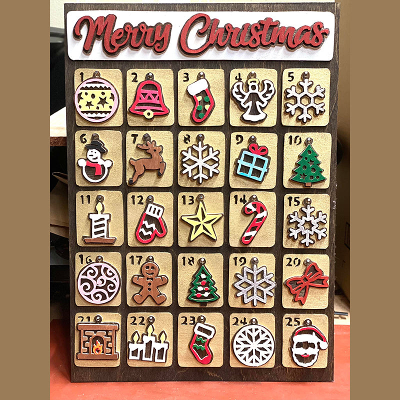 C137-Christmas advent calendar scroll saw project - Alex Fox pattern