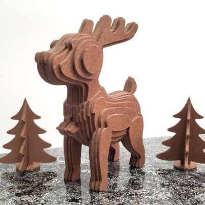 C139-Christmas deer