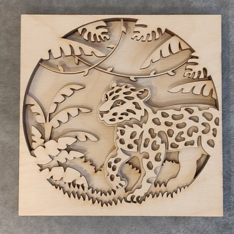 C144-jaguar scroll saw project - Alex Fox pattern