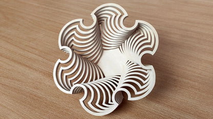 C147-Bowl Scroll Saw Pattern - Alex Fox Patterns