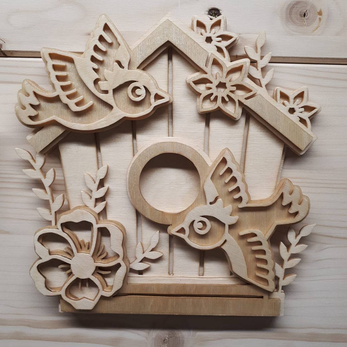 C149-birdhouse scroll saw project - Alex Fox pattern