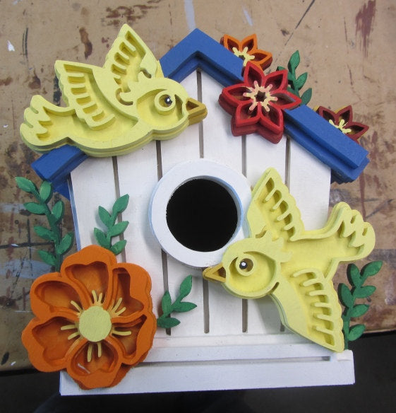 C149-birdhouse scroll saw project - Alex Fox pattern