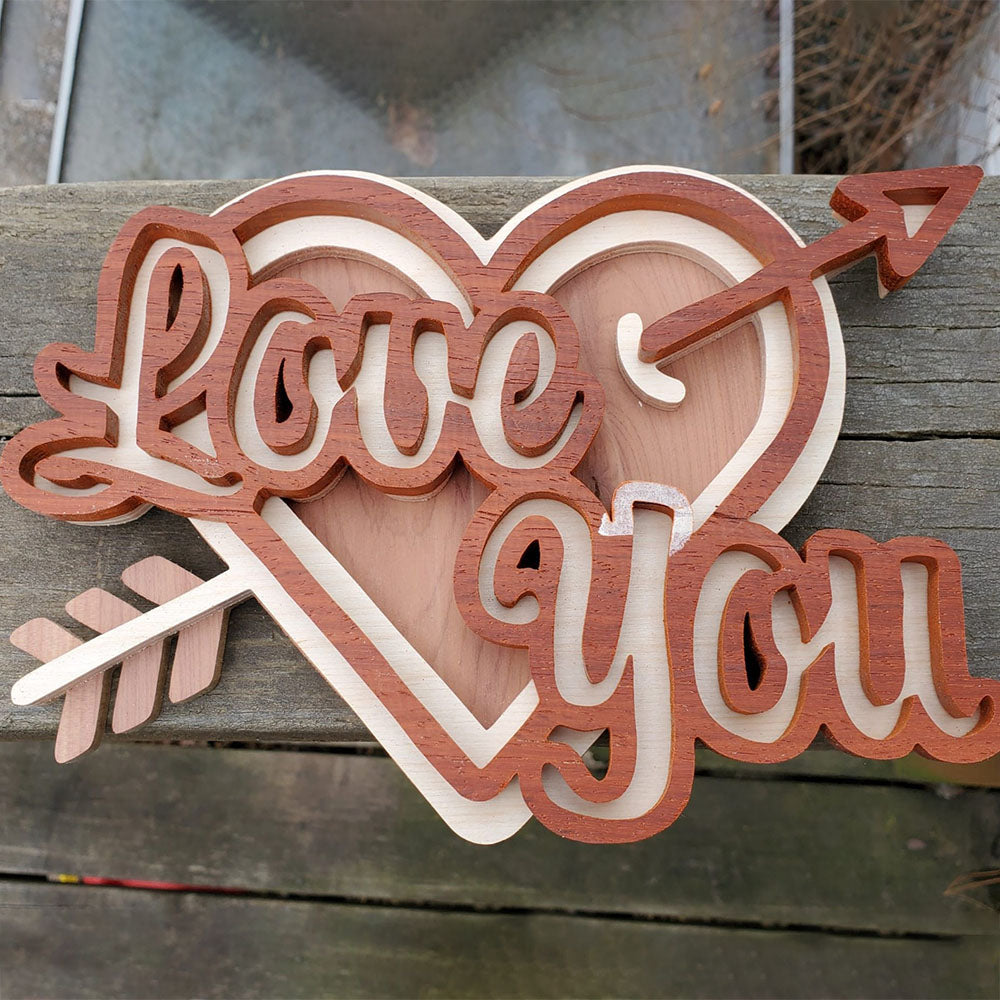 C151-love scroll saw project - Alex Fox pattern